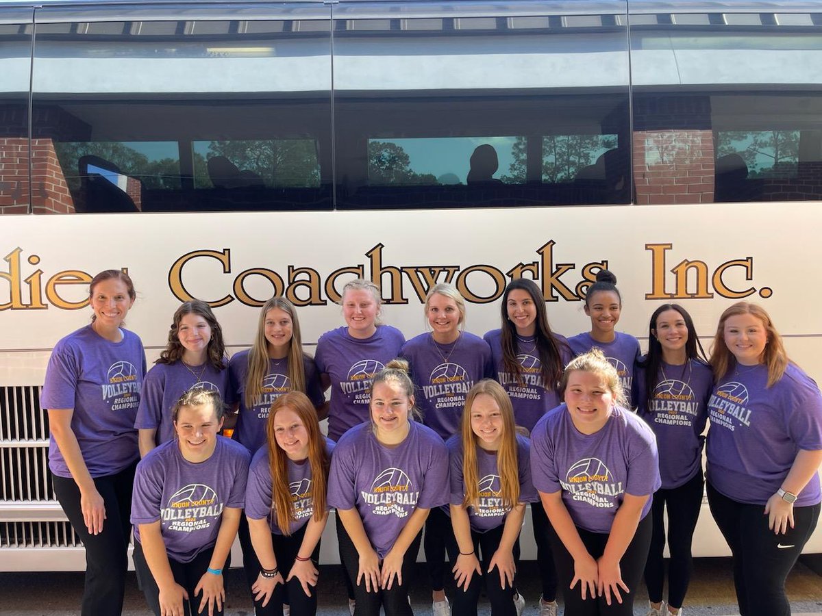 It's Gameday! Thanks for the great send off from all 3 schools!!  🏐💜🏐💜