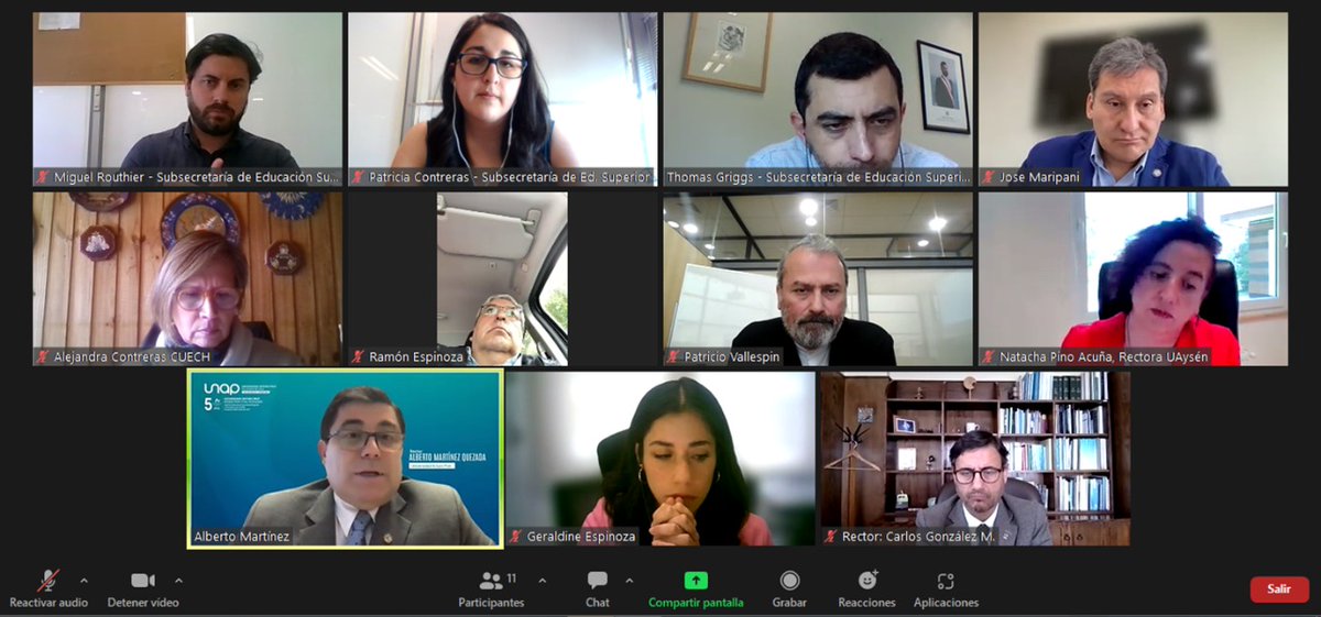 SubseEdSuperior's tweet photo. Hoy en Comité de Territorio y Desarrollo Regional del Consejo de Coordinación @uestatales participan @pvallespin presidente @Agorechi y Geraldine Espinoza, jefa del Dpto. Fortalecimiento y Gestión Regional @laSUBDERE y @TGriggsL jefe Div. de Educación Universitaria, entre otros. https://t.co/mDlLkTLTUJ