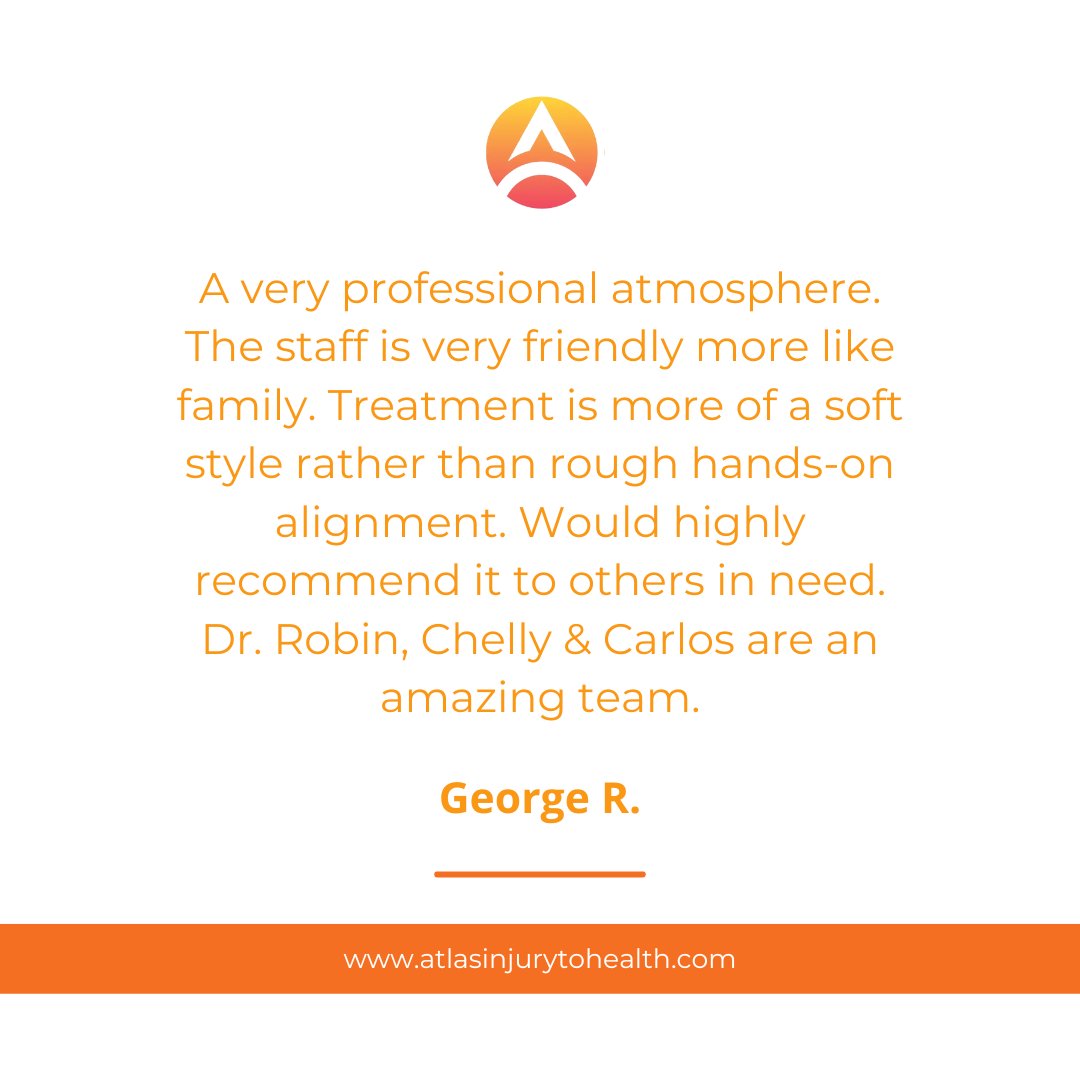 atlasinjury's tweet photo. Thank you to our amazing patient, George for taking the time to leave us a great review about our Ocala location!
.
.
.
.
#chiropractor #chiropractic #chiropracticcare #chiropracticreview #review #atlasorthogonal #chiropracticadjustment #holistichealth #healthyliving #drmike https://t.co/Bsz1XNxp7J