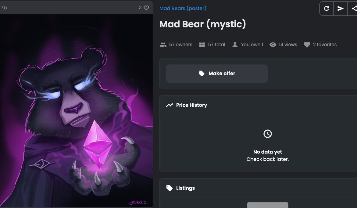 Gm
I received a nice gift this morning.
<a href="/_BearCo_/">Bearco Art 🇺🇦</a> Thank you very much for the cool poster!
I will continue to support you.

x.com/_bearco_/statu…