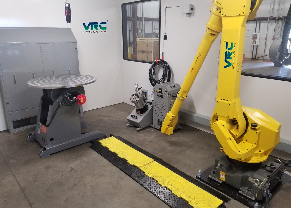 VRC Metal Systems can specify and integrate complete turnkey solutions ranging from installation of the equipment into an existing space to integration of complete automation and enclosure solutions needed to do the job. #coldspray #vrcmetalsystems