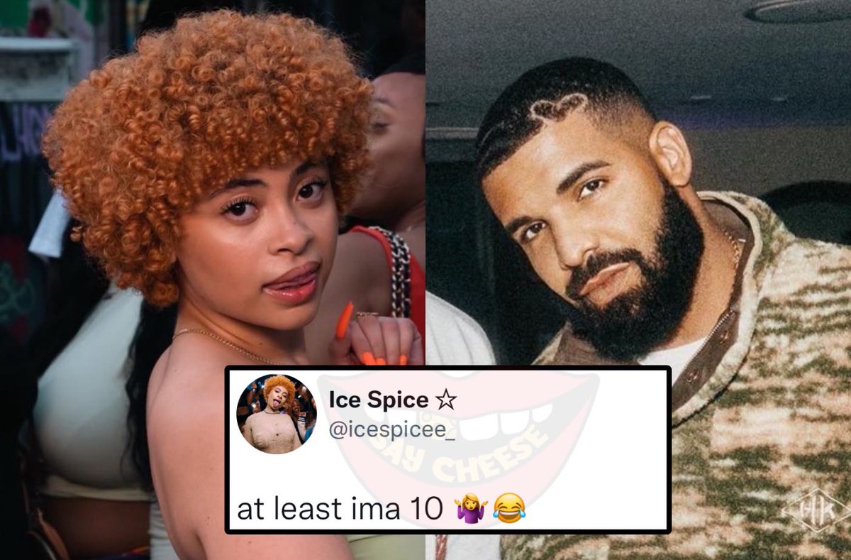 Ice Spice responds to Drake. 

“She a 10 tryna rap, she good on mute”