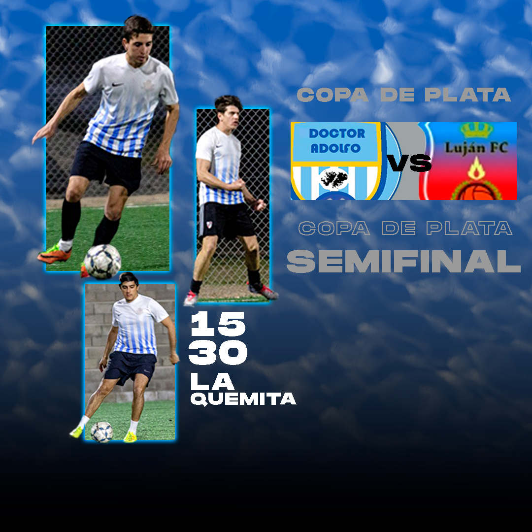 AdolfoDoctor's tweet photo. ❕HAY SEMIFINAL❕
Este sabado 5 de noviembre a las 15:30HS, los chicos de adolfo disputaran la semifinales de la copa de plata contra #LujanFC📅

El encuentro sera en La Quemita🏟️

🤍💙 #VamosTordo 🤍💙 https://t.co/0DZRT7vQSO