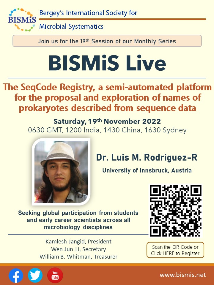 SeqCode: a nomenclatural code for prokaryotes described from sequence data