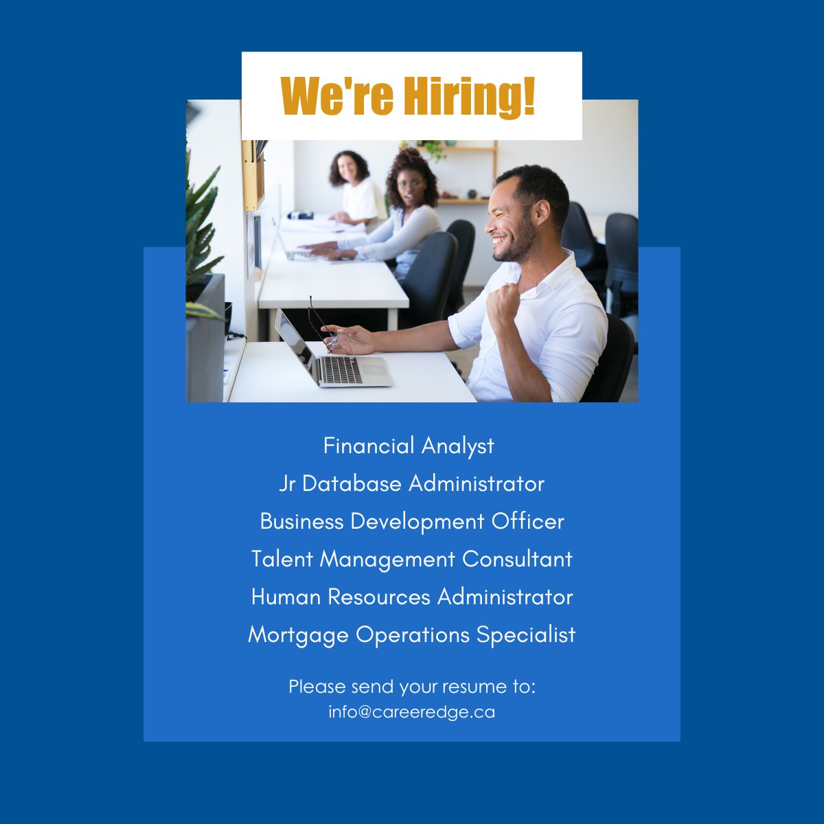 Jobs68dotcom's tweet photo. Great tips by Career Edge - Finding a job as a newcomer, a new grad, or a person with a disability can be super challenging. But you don't have to settle anymore; find your dream job through Career Edge. 

Here are some of the featured jobs this week. Ap… https://t.co/z4uwZFTLjI