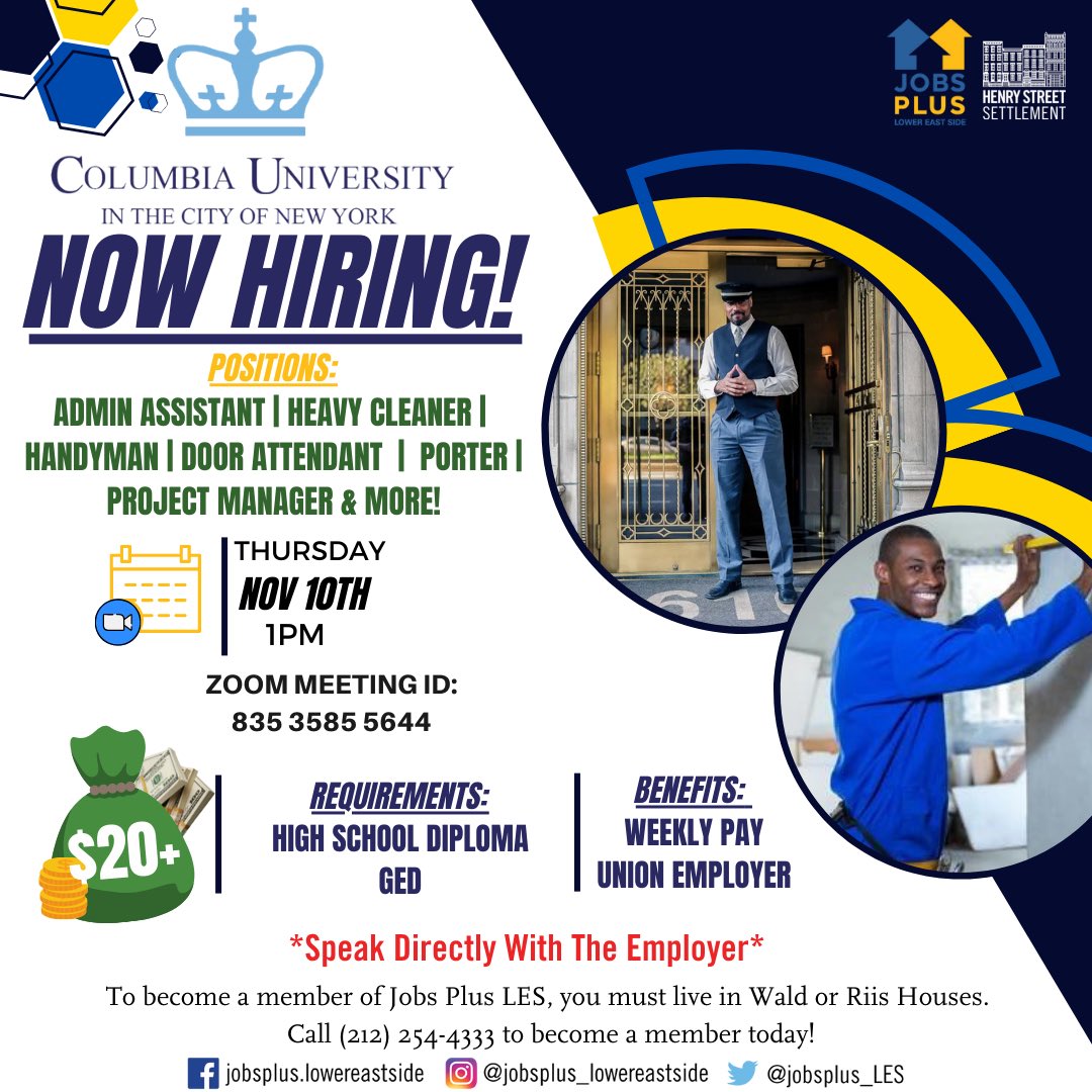 Jobs Plus Lower East Side tweet media