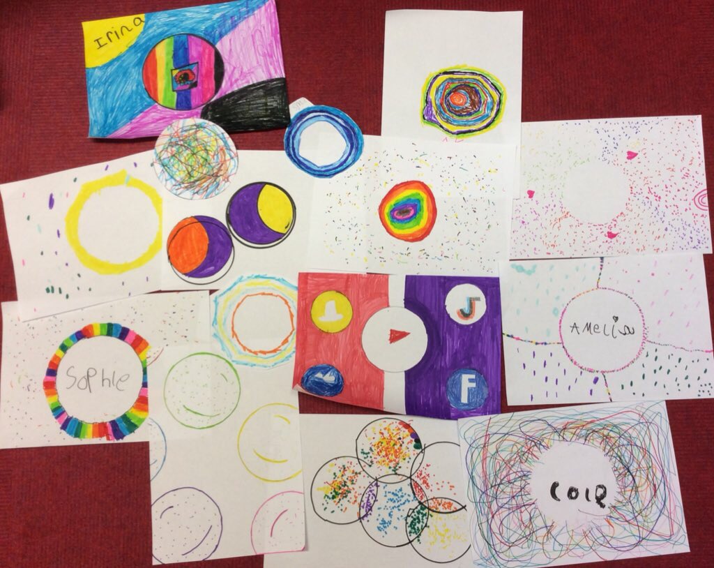 MrsAnderson_DS's tweet photo. P3 learned about the story “The Dot” by Peter H. Reynolds. P3 have said they felt the story was ‘inspirational and the activity was fun.’ The children loved showing their creative side. #dotart #resilience #alwaystryyourbest #celebratinggrowth #danestoneprimary @DanestoneP https://t.co/7jTQIdAH7D