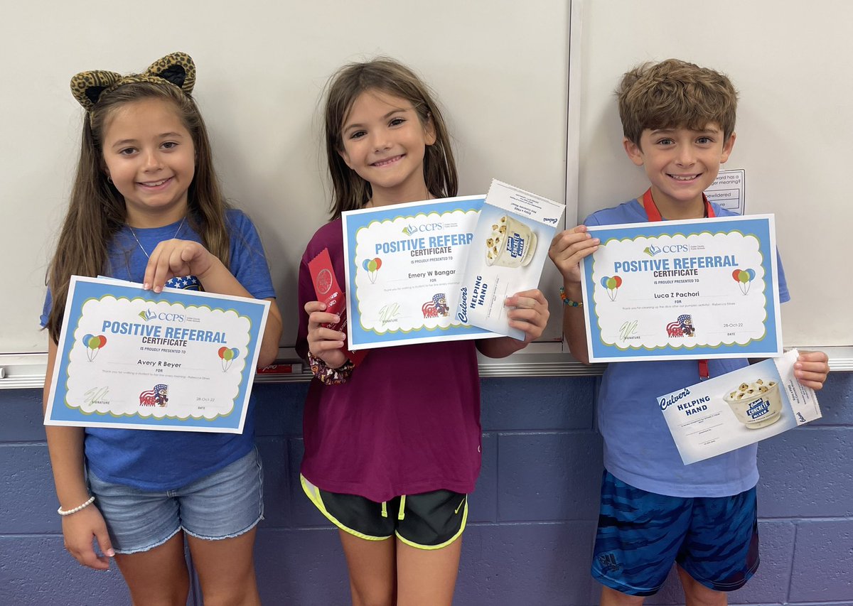 MrsRStines's tweet photo. Positive referrals!@VMEPatriots @Ms_DelgadoCCPS #unleashGreatness https://t.co/kssSVHx6me