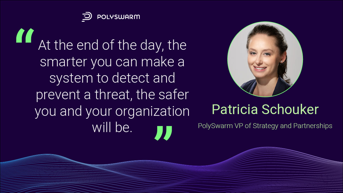 Be sure to follow PolySwarm VP of Strategy and Partnerships <a href="/Patricia_Energy/">Patricia Schouker</a> on Twitter for her exciting insights into the worlds of #energy and #cybersecurity.