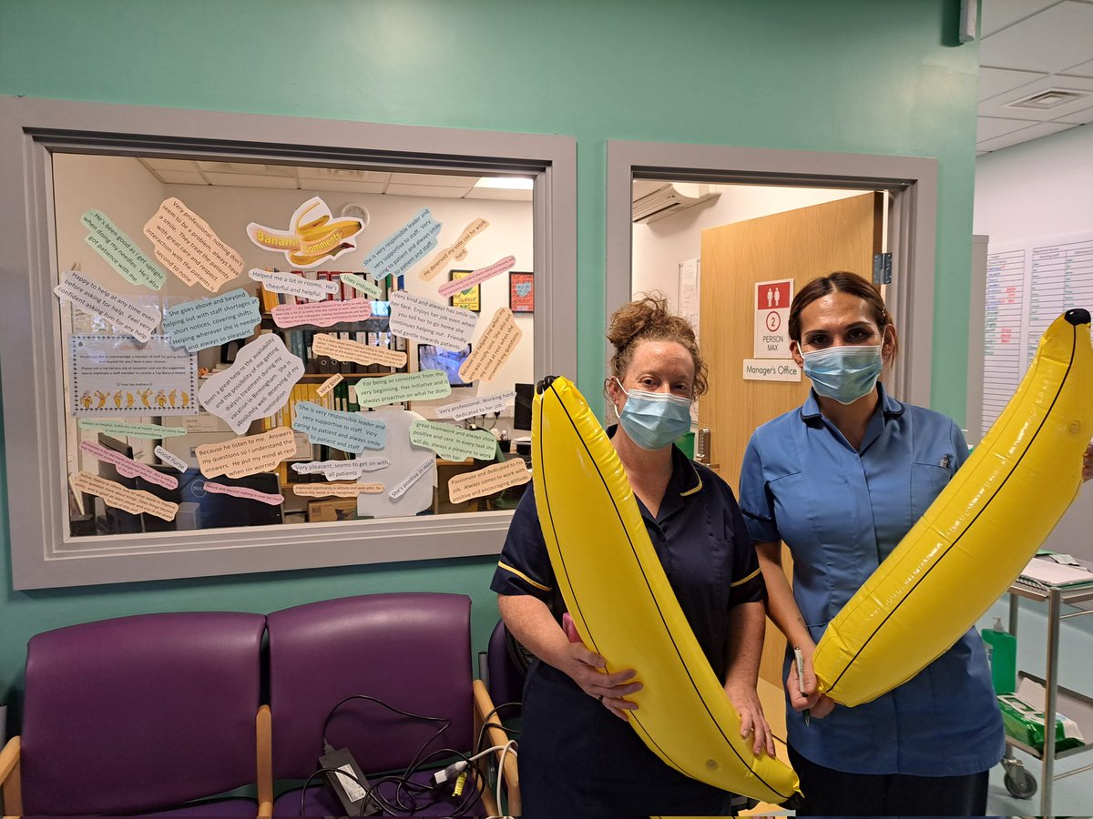 Tami5174Tami's tweet photo. Top Banana 🍌 award! lovely idea at Smethwick dialysis unit. @FryattJen @annette_dodds #Wellbeing #boostingmorale https://t.co/1wQqm1tpRH