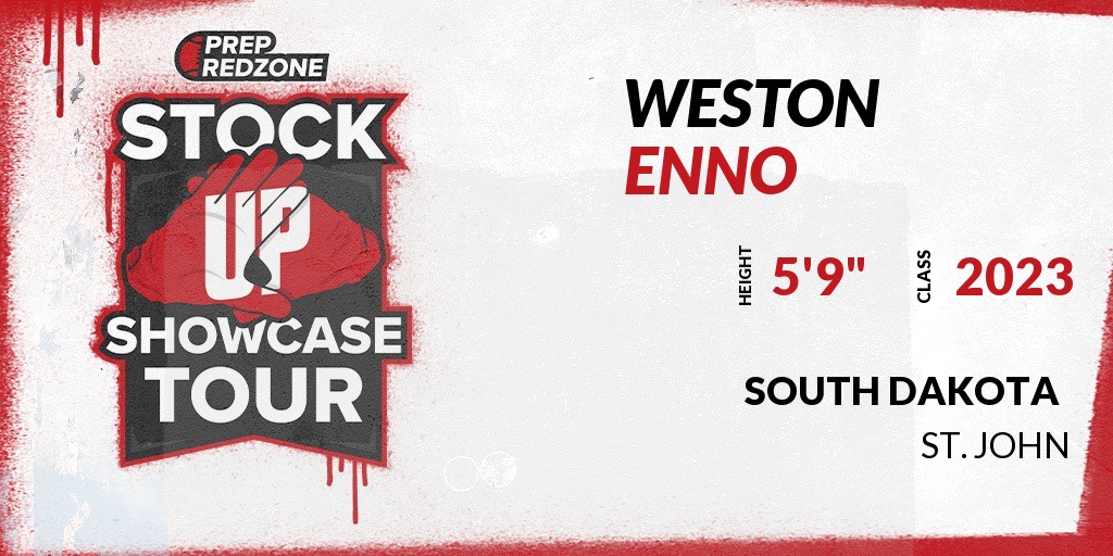Prep Redzone Dakotas (@prepredzonedak) on Twitter photo Welcome Class of 2023 Weston Enno (<a href="/enno_weston/">Weston Enno</a>) of St. John HS to the <a href="/PrepRedzoneDAK/">Prep Redzone Dakotas</a> Showcase on 12-4 @ Presentation College Winter Dome.
🔥🏈 #PRZStockUpDakotas 🏈🔥
Register NOW! 👇 events.prepredzone.com/e/574/register… Welcome Class of 2023 Weston Enno (<a href="/enno_weston/">Weston Enno</a>) of St. John HS to the <a href="/PrepRedzoneDAK/">Prep Redzone Dakotas</a> Showcase on 12-4 @ Presentation College Winter Dome.
🔥🏈 #PRZStockUpDakotas 🏈🔥
Register NOW! 👇 events.prepredzone.com/e/574/register…