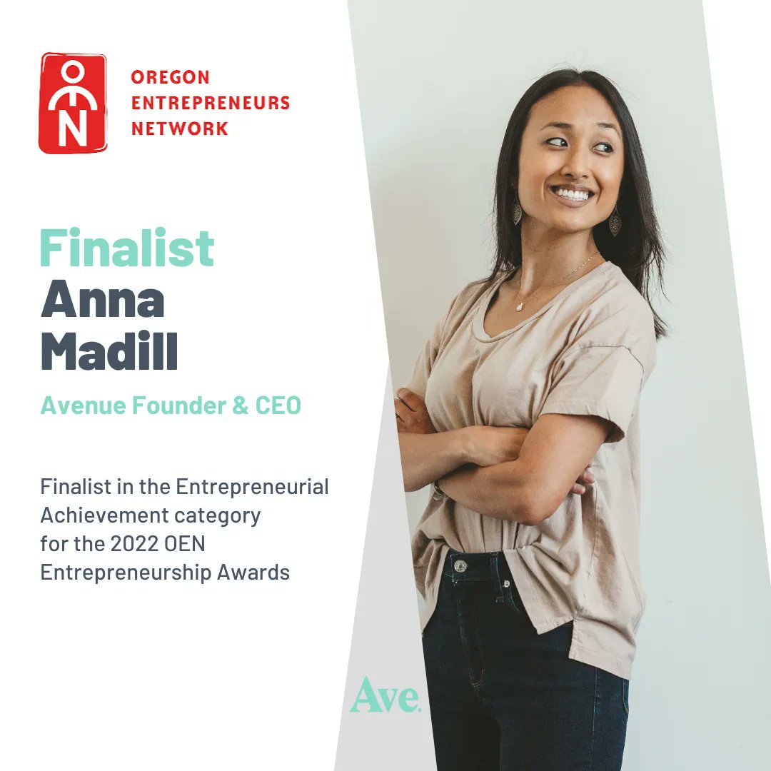 We’re proud to announce <a href="/annabmadill/">Anna Madill</a> is a 2022 #OENAwards finalist for the Entrepreneurial Achievement Award! ✨