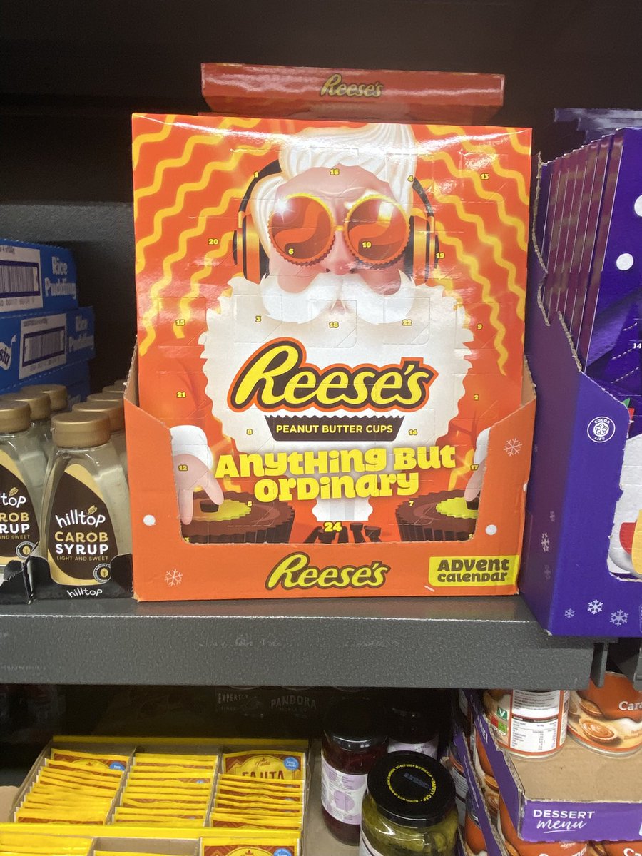 Look Tylen! A Reese’s advent calendar! Shame you only get one a day though.  

@tyIen_ I will not be told what to do by a fucking box.

🤣