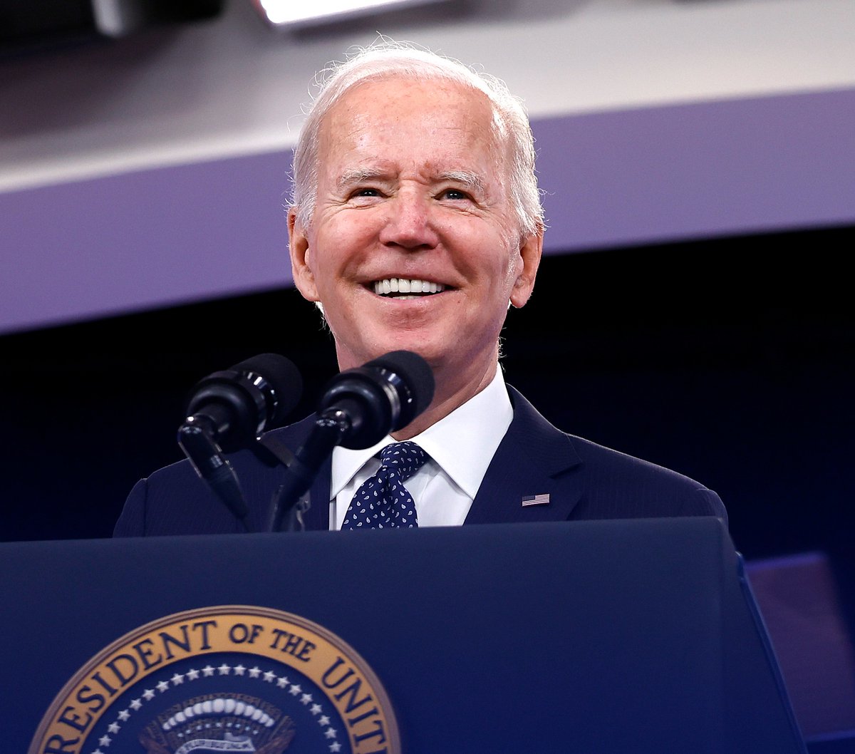 NEWSMAX's tweet image. President Joe Biden: "I'm already being told if [Republicans] win back the House and Senate, they're going to impeach me. I don't know what the hell they're going to impeach me for." bit.ly/3Uebdx2