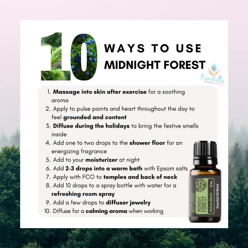 Misfitmama2sage's tweet image. Midnight Forest is available #whilesupplieslast- so stock up while you can!!

.
.

#tenwaystouse #midnightforest #limitedtimeoils #diffuse #massage #refresh #moisturizing #roomspray #calming #grounding #oilsbalancelove #fallinlove #homesweethome #connectwithme