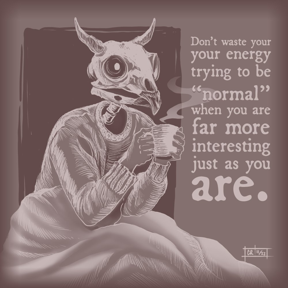 Liabra's tweet image. Dumpster optimist here again with a lunch time doodle to give you some motivational assurances.
#art #motivation #BeYourself #Optimistic #Sketch