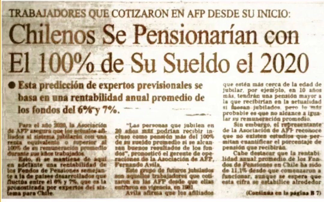 cleporati's tweet image. Hoy se "conmemoran" los 42 años del DL 3.500, texto que da origen a las #AFPs en dictadura y se abandonan los principios de la Seguridad Social. Hoy, el 75% de las pensiones son menores al salario Mínimo.
Urge construir un sistema de Seguridad Social.
Lo recuerda @lafundacionsol