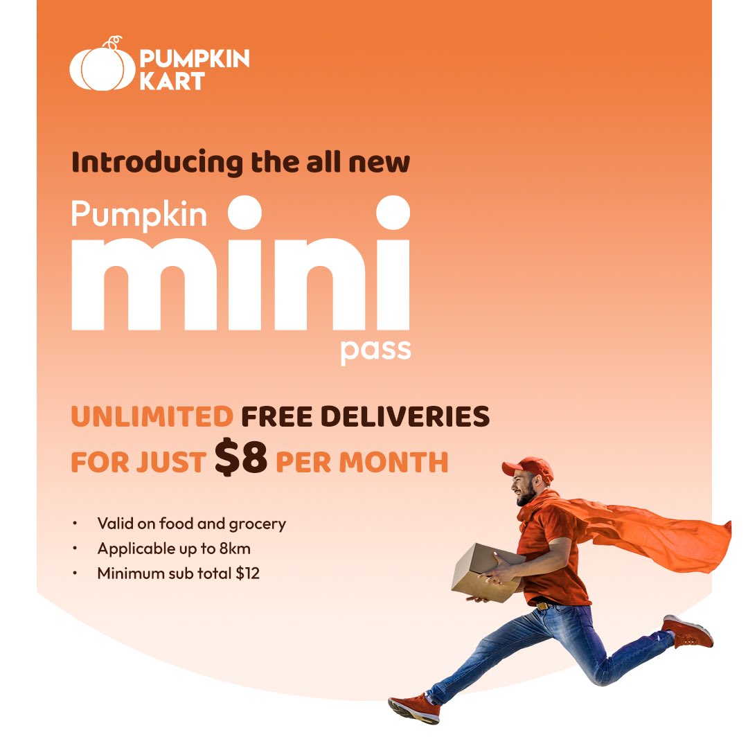 Pumpkinkart's tweet photo. Limited #FreeSpeech for $8 or Unlimited #FreeDelivery for $8? 

@elonmusk #elonmusk #pumpkinkart #pumpkinpass #deliverypass #subscription https://t.co/D9CIjtOitM