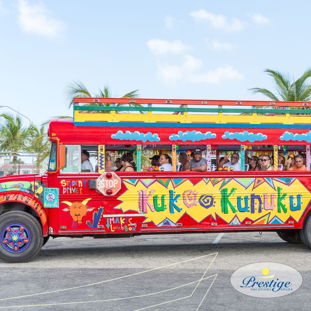 PrestigeAruba's tweet photo. Catch the island spirit and hop aboard. Let our Guest Service Coordinator reserve your bus ride for an evening of fun and entertainment or a day full of adventure.

For more info regarding our guest services: https://t.co/GjF95Sacxx https://t.co/xpbiLf9CcO