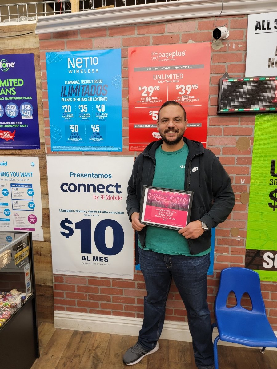 Taking the time to recognize our Multi-Carrier partners for all that they did in October! #RecognitionFriday #ConnectbyTMobile #TMobilePrepaid <a href="/thayesnet/">Terry Hayes</a> <a href="/JohnTarleton3/">John Tarleton</a> <a href="/SteveGerevas/">Steve Gerevas</a> <a href="/ErikSodik/">Erik Sodik</a> <a href="/BreRamirez20/">Brenda Ramirez</a> <a href="/LouieG79/">LouieG</a> <a href="/ARBREWER22/">Adan</a>
