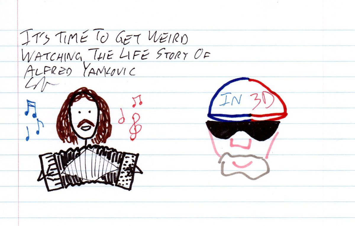 StickPersonPoet's tweet photo. https://t.co/i2kcqzAfdZ

221104
In 3D

It's time to get weird
Watching the life story of
Alfred Yankovic https://t.co/Tu9fbZBn67
