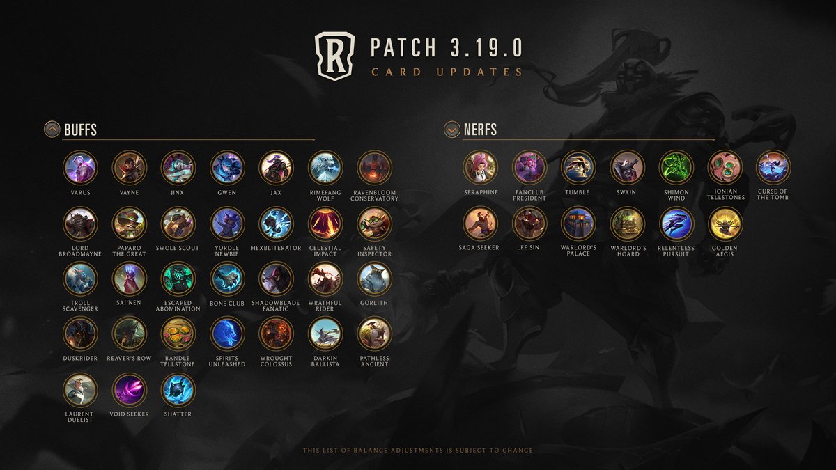 We’re hoping this balance adjustment will hit the right note. Full patch notes will be released Tuesday!