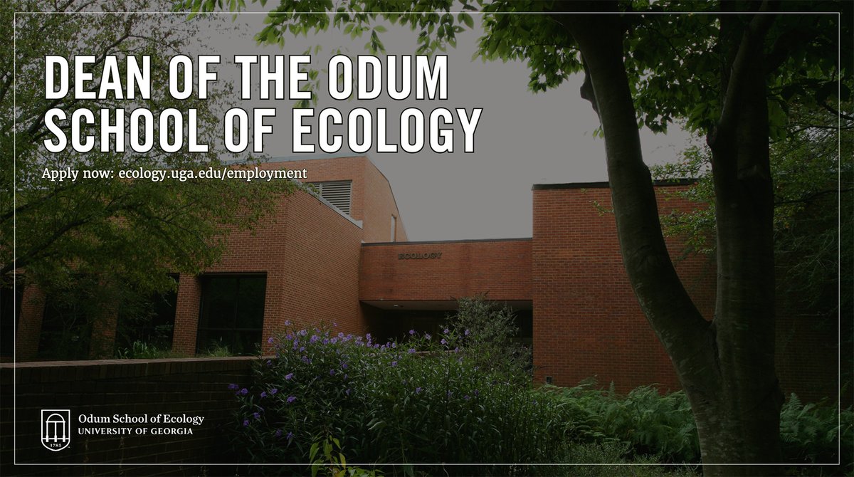 We’re hiring a new Dean of the Odum School of Ecology. Learn more: t.uga.edu/8zS #ecojobs #facultyjobs #jobsearch #ScienceJobs #ecology