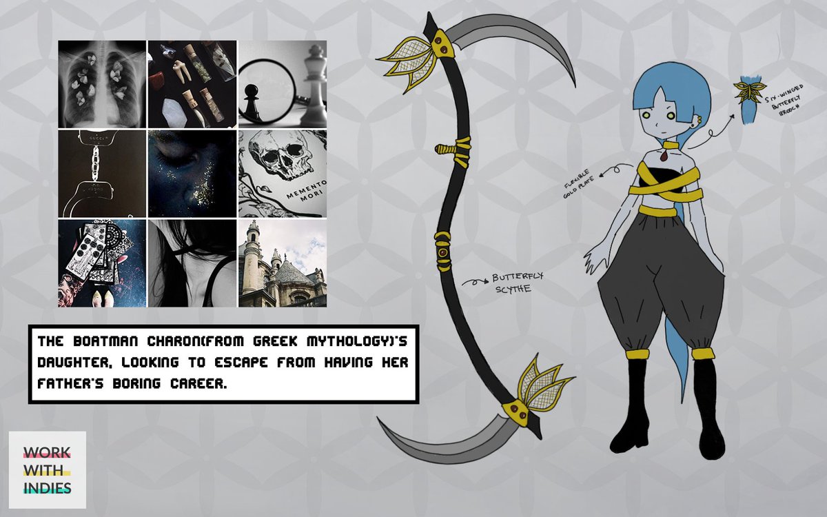 Our members were invited to participate in a Character Design Workshop based on mood boards  led by indie developer &amp; streamer <a href="/maybemochas/">Kina Grace 💫</a>! 

Check out the results during her stream on Sunday @ 1PM ET w/ our very own <a href="/mediocreapple/">Erik Bennett♂🐕</a> as a special guest!

🔗 twitch.tv/maybemochas