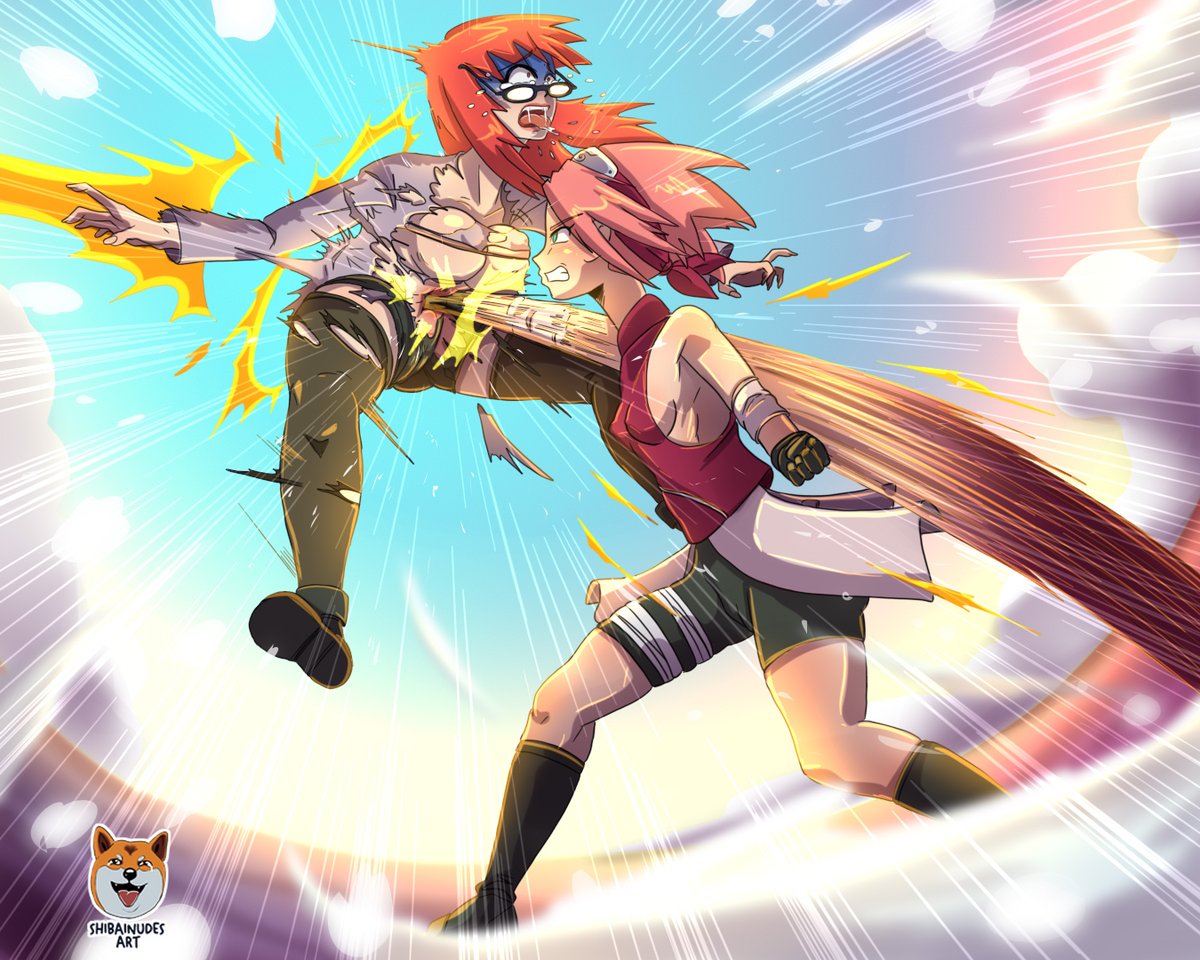 InudesShiba's tweet photo. Sakura VS Karin [COMMISSION]
.
.
#defeted #ryona #cuntbusting #defeatedheroine #defeatedwoman #defeatedfemale #defeatedgirl #ryonagirl #Sakura #sakuraharuno #naruto #narutoshippuden #anime #mangá https://t.co/U6tfGMfnZU