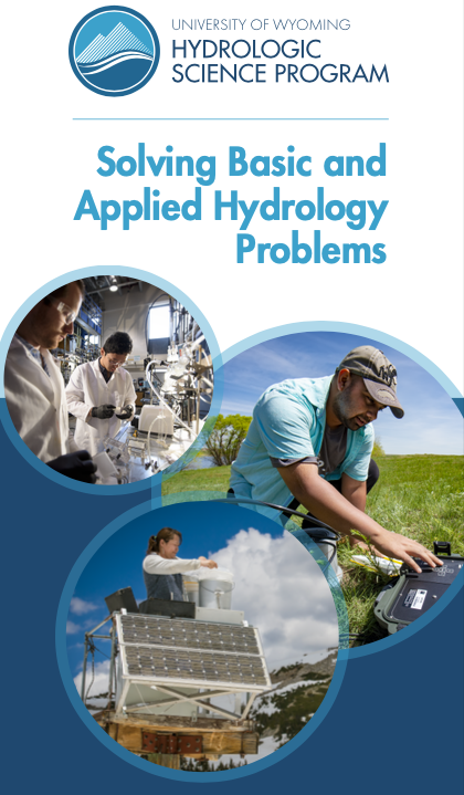 Interested in masters-level graduate program in hydrology? We offer a double-major program in Water Resources (WARE). Apply to a home-department, and add WARE as your second major - find out more here: uwyo.edu/ware/