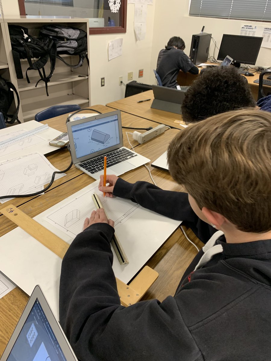 How precise is your sketch? #PLTW #IED Come check these out at our Nov 9 #OpenHouse #Chapinpltw