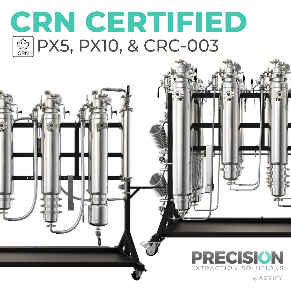 Hello Canada 👋🇨🇦 Our PX5 and PX10 systems, as well as our CRC-003, are now CRN certified in ALL Canadian provinces. 

Contact us now at (855) 420-0020  to secure one of our solvent-based extraction systems!

#MadeWithPrecision #PrecisionExtractionSolutions #Canada