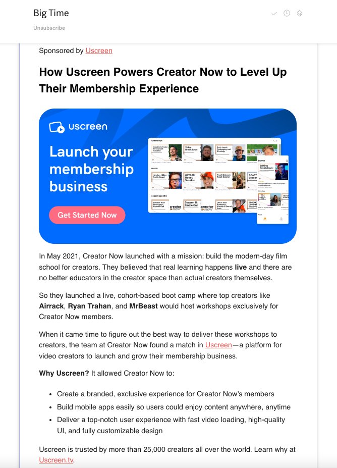 ❤️ if you saw <a href="/uscreentv/">Uscreen</a> in the Publish Press today?
