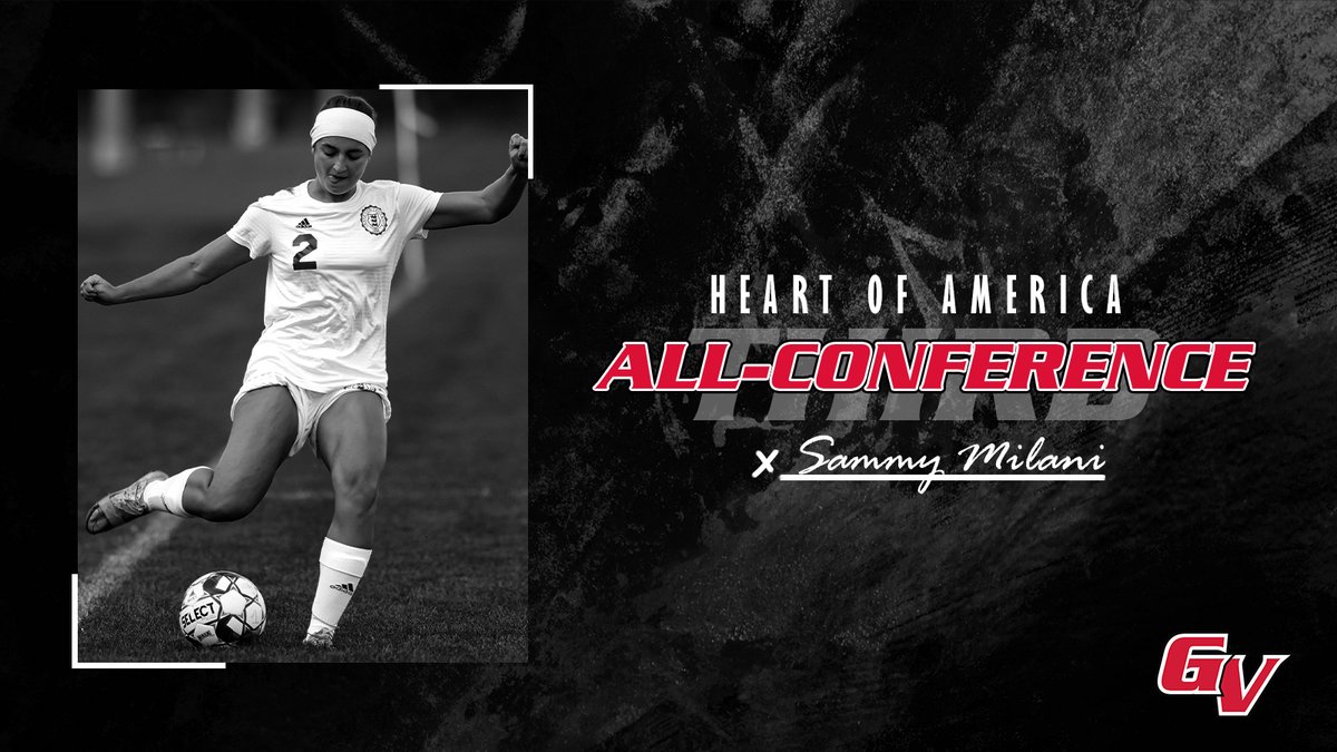 Congratulations to Izzy Dammen, Alexis Exley, and Sammy Milani of <a href="/GVUWS_YWNWA/">GV Women's Soccer</a> on earning 3rd team all-conference honors! 🤩

#HeartWSOC