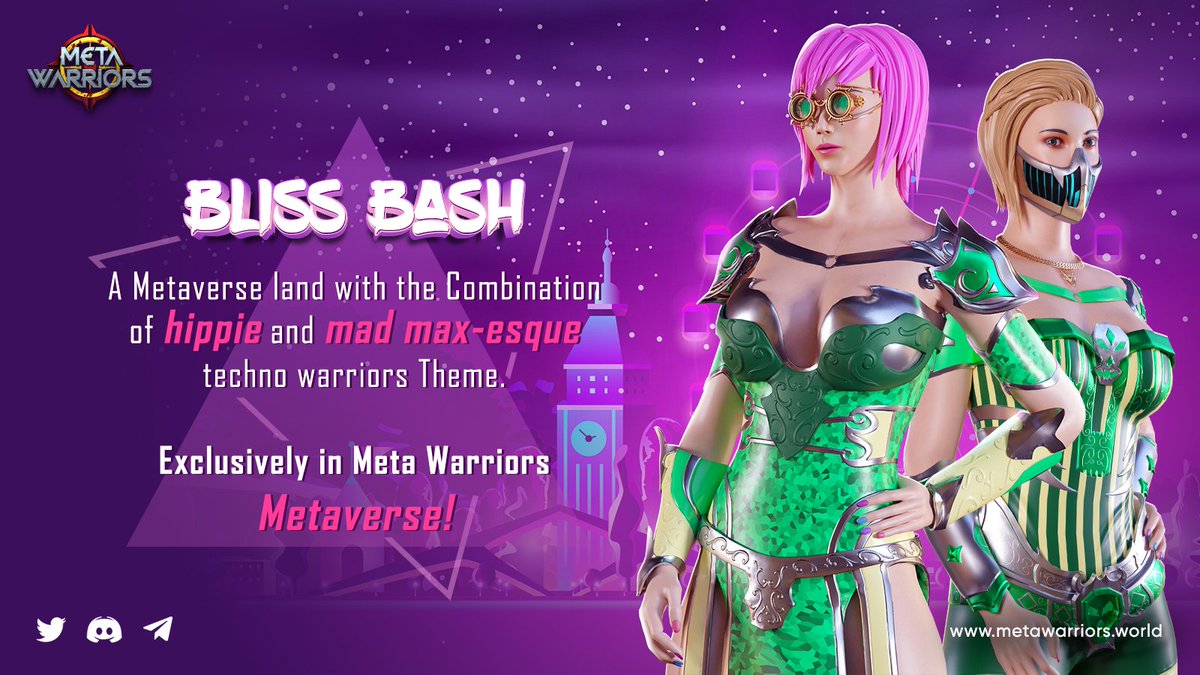 Bliss Bash of Survival Island (Metaverse) is going to be for the folks who like to party but still want to stay close to nature. Rolling fields, huge sound systems, tents, lakes, weird and wonderful costumes, and much more....

Community: discord.gg/mX4au9rcKf

#MW #NFTProjects