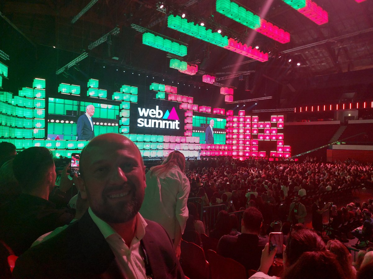Ievgen29939745's tweet photo. Thrilled to attend the closing ceremony of #websummit2022 So many exciting talks, great networking and some highly innovative ideas shared by people on stands and during numerous side events. Will cerainly be back with more folks from #epam #epamspain https://t.co/STAyzOvU1f