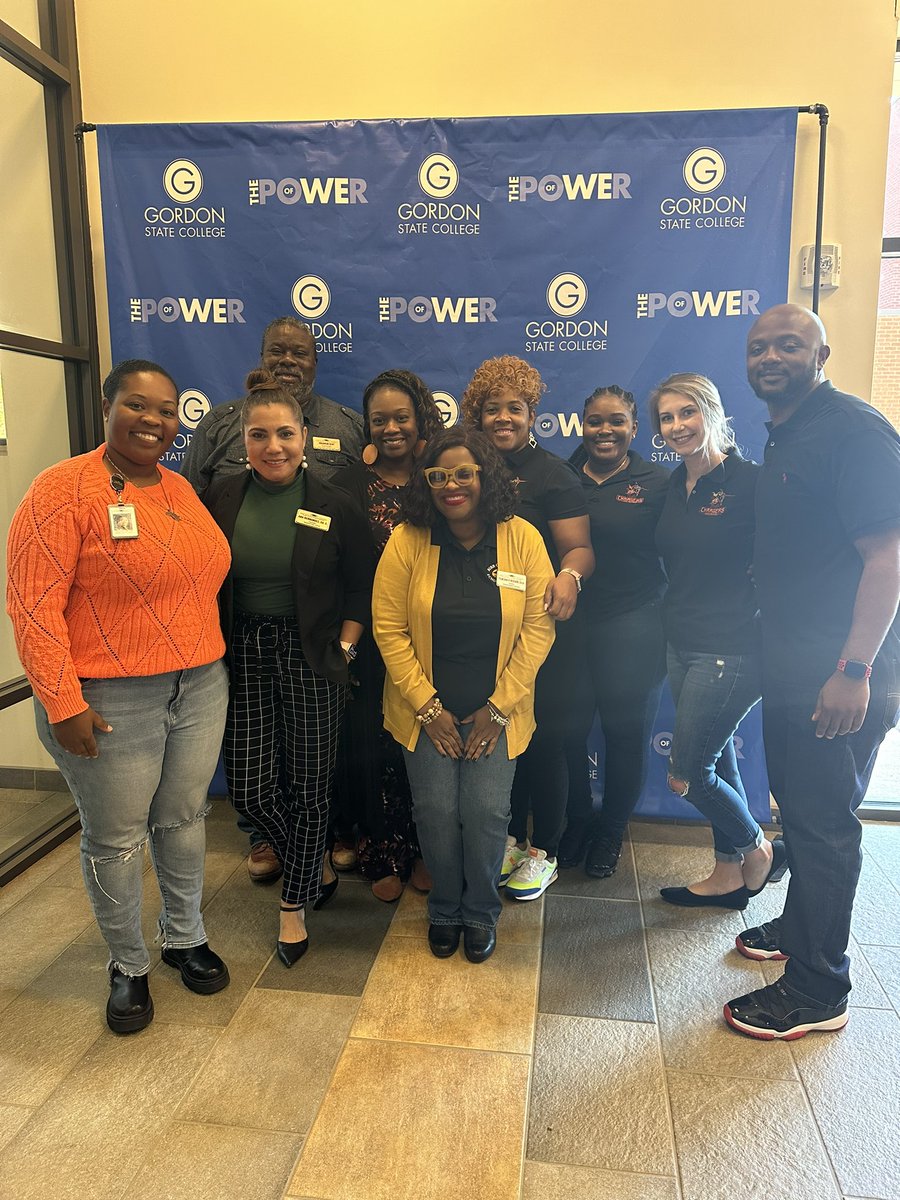 TilnishaRosser's tweet photo. We are representing @BibbSchools at Gordon State College, today! #Built2Support #Built4Bibb https://t.co/dcMIHdzojA