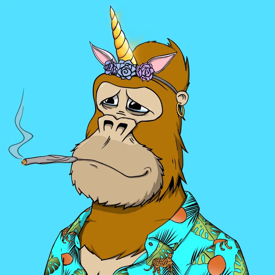AdamantiumCH's tweet photo. @ChilledKongs I will my Súper Unicorn here where this Bearded buddy can bring so much chill! ☺️🙌🏻🦍🍄🚀🦄 https://t.co/jSzwrGbx5p