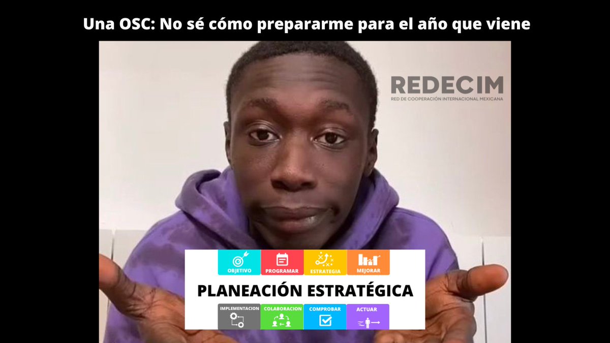 Acceder a recursos nacionales y de cooperación internacional no es un trabajo que se hace de la noche a la mañana, la planeación estratégica nos ayuda a visualizar los programas y proyectos de nuestra organización que podrían ser financiados.

#redecim #cooperacioninternacional