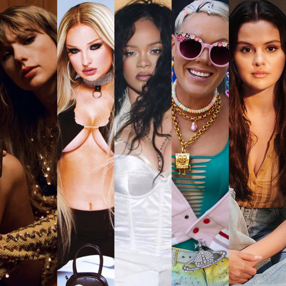 BuzzingPop's tweet image. Female artists occupy the entire top 5 on US iTunes currently (@TaylorSwift13, @KimPetras, @Rihanna, @Pink and @SelenaGomez).
