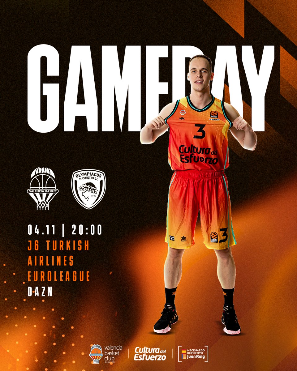 🏟️ ¡PARTIDAZO en el PABELLÓN DE LA PAZ Y LA AMISTAD! 

<a href="/olympiacosbc/">Olympiacos B.C.</a> 🆚 <a href="/valenciabasket/">Valencia Basket Club</a>

🤣 <a href="/PabloParra_95/">Pablo Parra</a> 

🎙️ <a href="/NoelRodilla7/">Noel Rodilla</a>

🔛 <a href="/Marcador/">Marcador Radio MARCA</a> 

🏀 J6 <a href="/EuroLeague/">EuroLeague</a> 

📻 radiomarca.com
