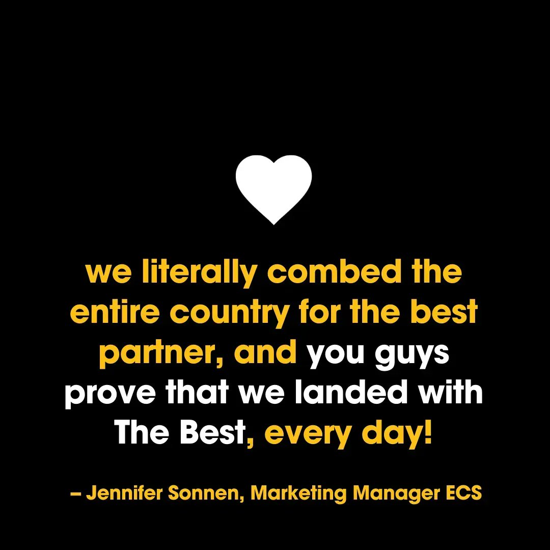 300FeetOut's tweet photo. We have the best clients.  Check out how we helped ECS rethink its approach to marketing and technology: https://t.co/NL357CpYPO 

#3FOcorner #agency #agencylife #marketingstrategy https://t.co/PRmwMu8MiN