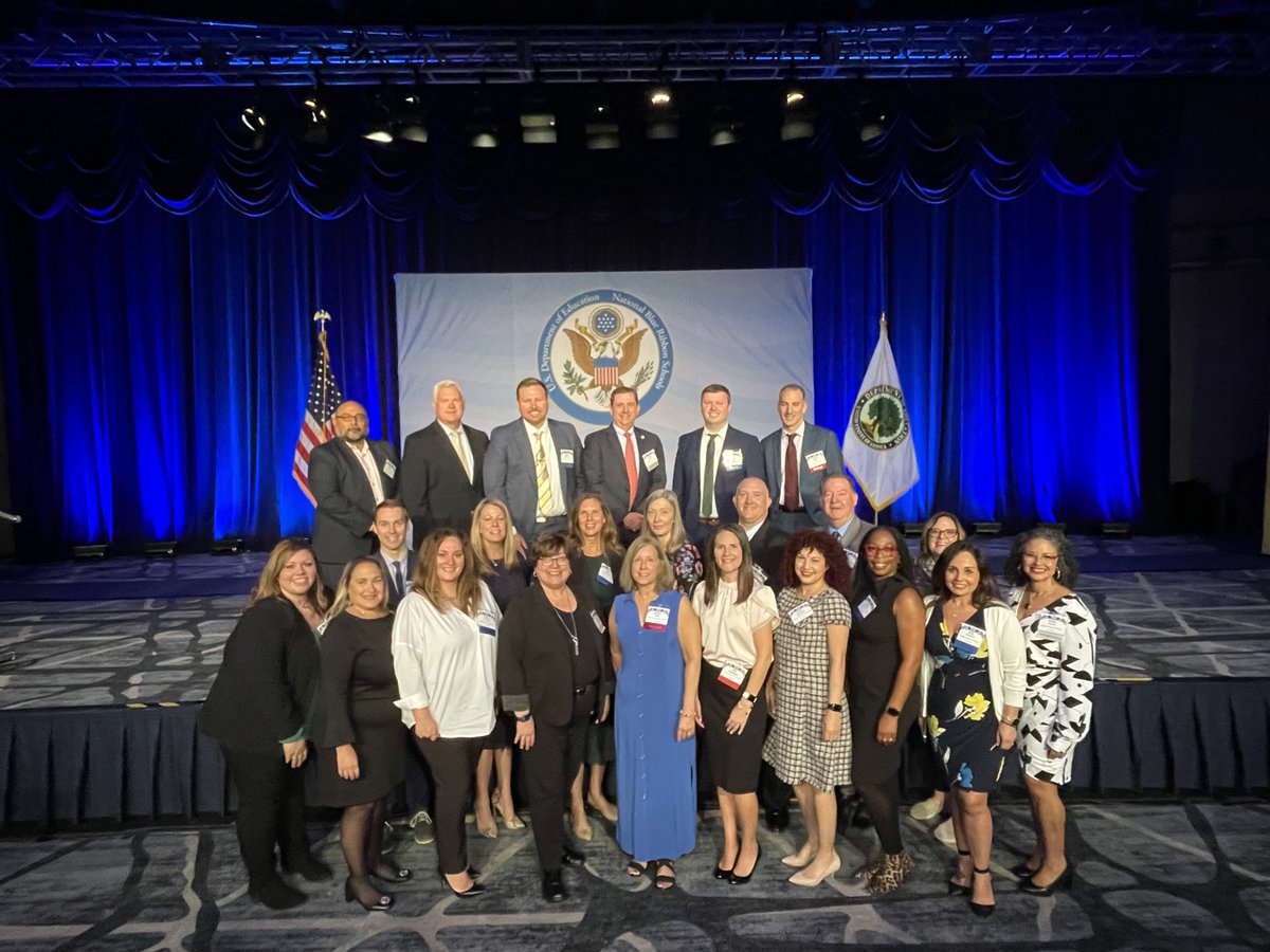 sashab70's tweet photo. So honored to be celebrating McGinn’s 2022 National Blue Ribbon Award today in Washington, D.C. with the other New Jersey recipients! #NBRS2022 #NJDOE https://t.co/Awnur5Lt5p