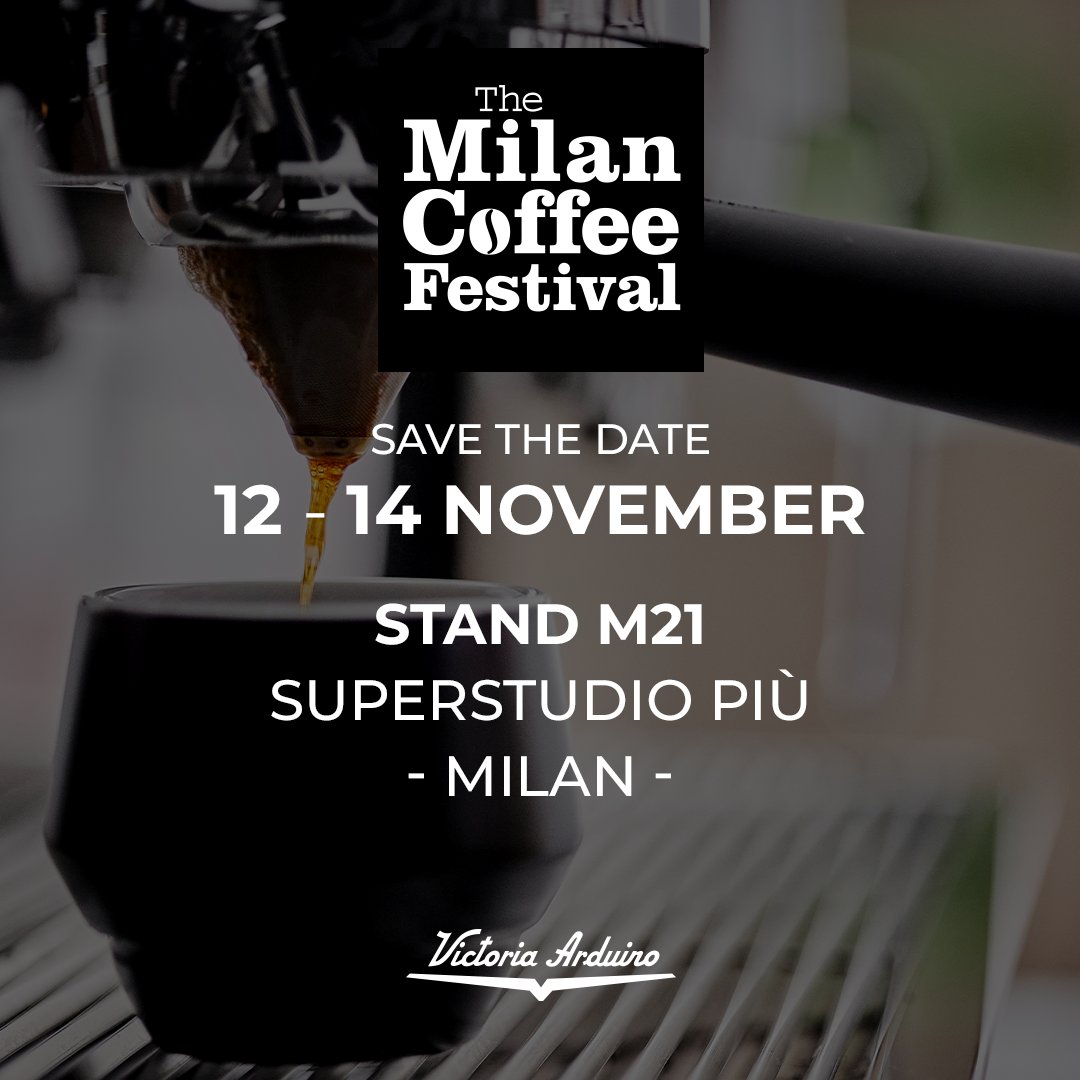 victoriaarduino's tweet image. @milancoffeefestival is coming!
We are very thrilled to take part in this new edition from 12-4 November 2022
These days will be dedicated to Victoria Arduino Experience.
Discover in these photos #VictoriaArduinoExperience program.