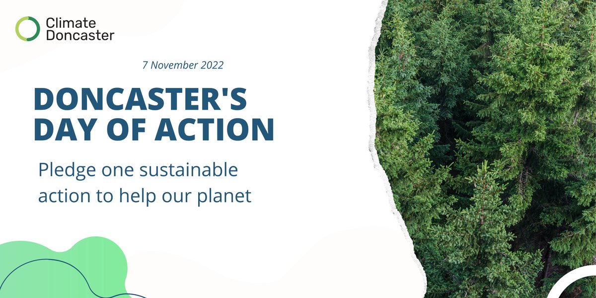 As part of Doncaster’s day of climate action tomorrow, residents are being encouraged to commit to one sustainable pledge to help our local environment.

To find out more – visit our new climate-centered webpages: yourlifedoncaster.co.uk/tackling-clima… 

#COP27 #CLActionDay