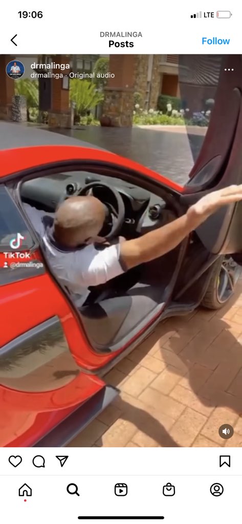 Dr Malinga must send our money back ayikho phela lento 😭😭 

a whole McLaren !!
