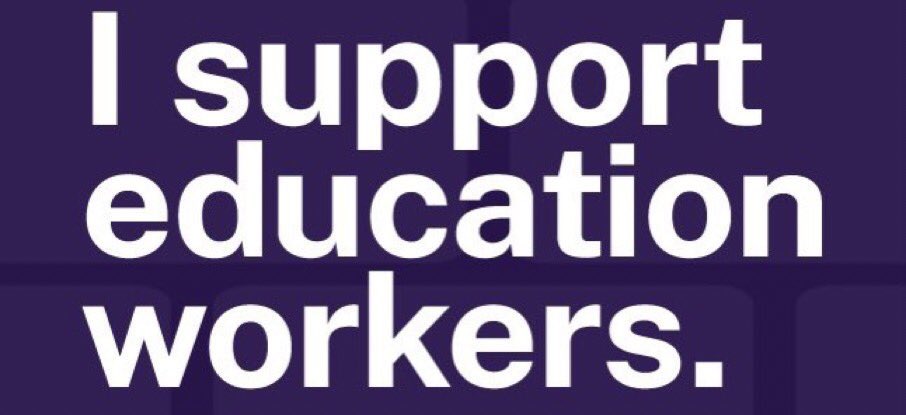 RauschsRoom's tweet photo. Today and always💜 #39kIsNotEnough #CUPEStrong  @ETFOPeel @osbcucscso  @CUPEOntario @fordnation @Sflecce https://t.co/bF3R42982z