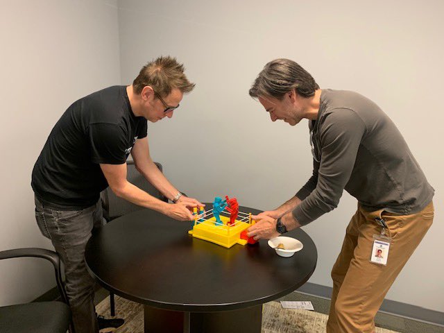 James Gunn with Peter Safran