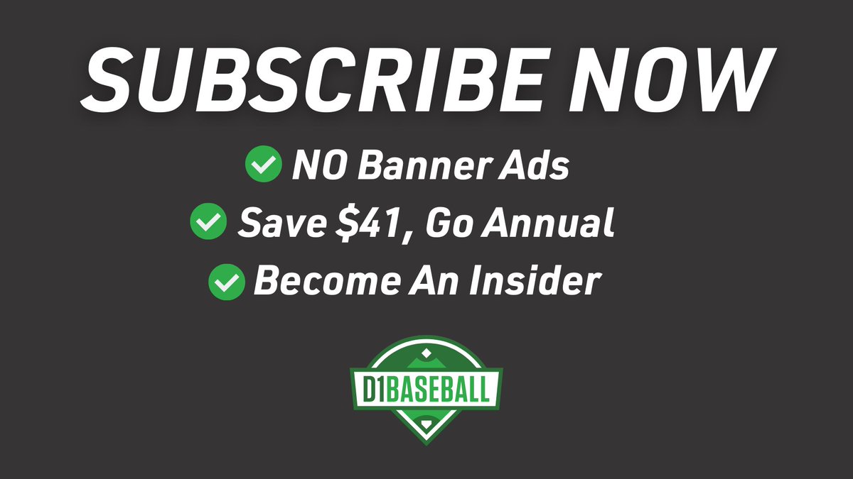 Kendall Rogers on Twitter "RT KendallRogers Save BIG at d1baseball! 🚨 Use CODE Fall22 to