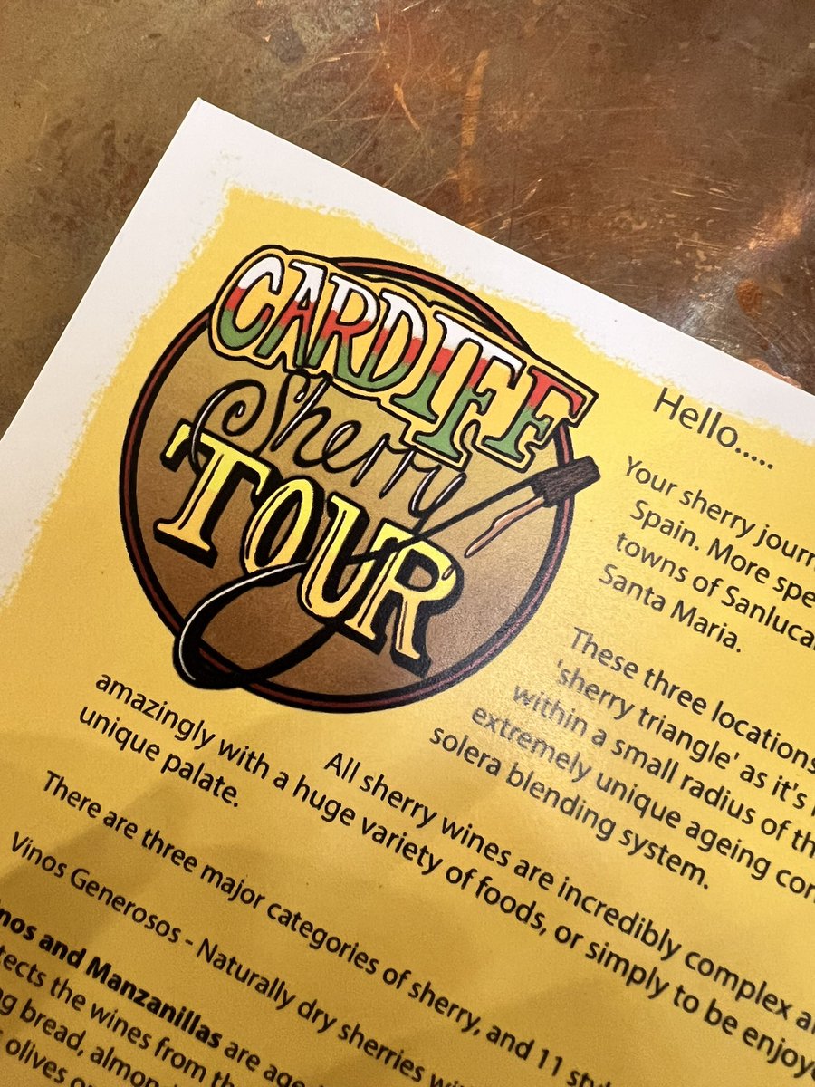 The maps are in, collect from <a href="/VermutCDF/">Vermut Wine Bar</a> all weekend. #SherryWeek